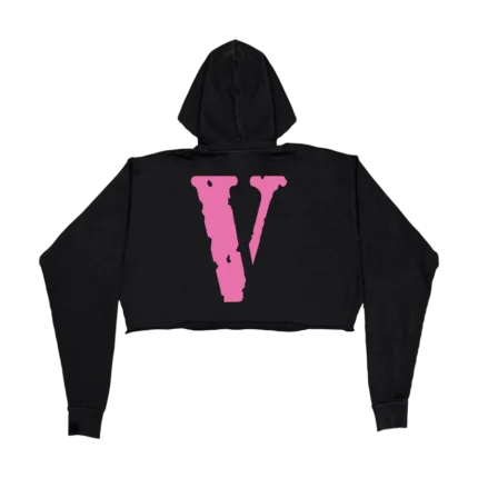 FRIENDS – PINK HOODIE – BLACK (WOMENS)