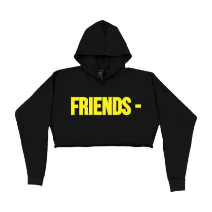 FRIENDS – YELLOW HOODIE – BLACK (WOMENS)