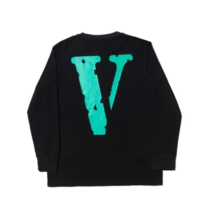 Friends Vlone Basic Green Edition Black Long Sleeve