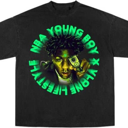 YoungBoy NBA x Vlone Cross Roads Tee