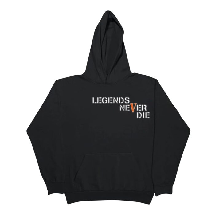 Juice Wrld x Vlone Butterfly Hoodie Black