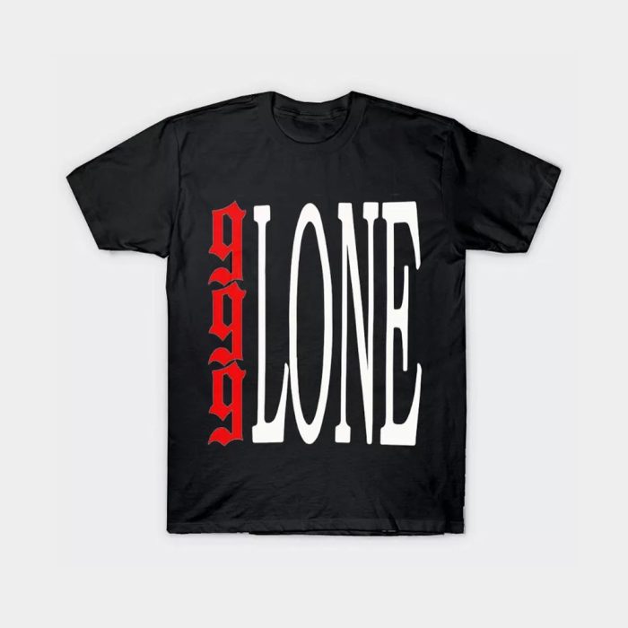 Juice wrld X Vlone 999 Logo T Shirt – Black
