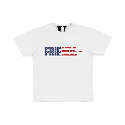 Friends – USA T Shirt- White