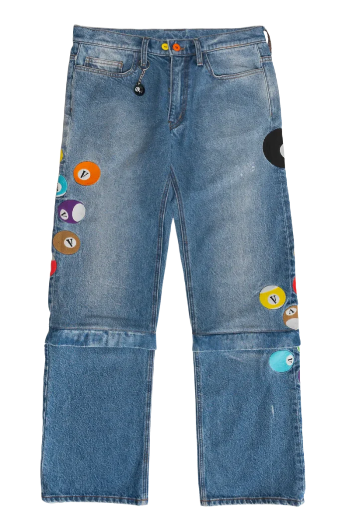 Vlone 8 Bvll Skater Jeans