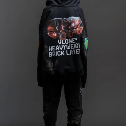 Vlone Cement Zip Hoodie